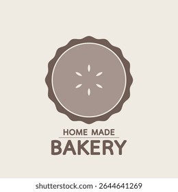 Pie icon logo isolated. Pie icon, bakery logo vector.