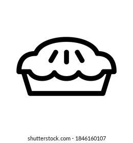 Pie icon or logo isolated sign symbol vector illustration - high quality black style vector icons
