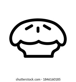 Pie icon or logo isolated sign symbol vector illustration - high quality black style vector icons
