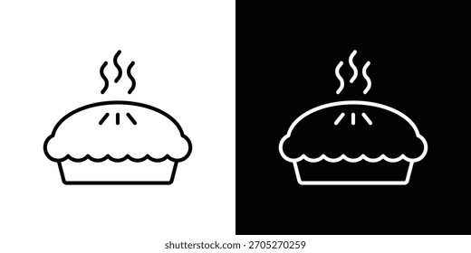 Ícone de Pizza projetos de logotipos. conjunto de design de ícone moderno