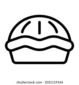 Icono circular con estilo de contorno. Adecuado para el diseño de sitios web, logotipo, aplicación e interfaz de usuario. En función del tamaño del icono en general, se puede reducir.