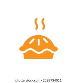 Icono de pastel Vector de contorno para Web ui