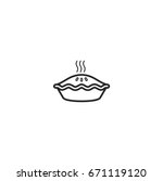 pie icon. sign design