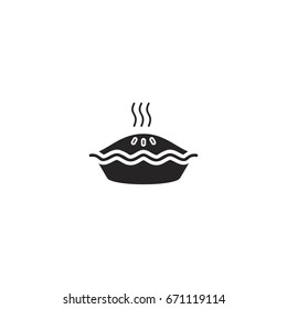 pie icon. sign design