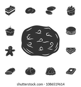 Pie icon. Simple element illustration. Pie symbol design  from Bakery collection set. Can be used for web and mobile on white background