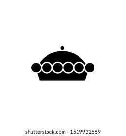 Pie icon. Simple glyph, flat vector of autumn icons for ui and ux, website or mobile application
