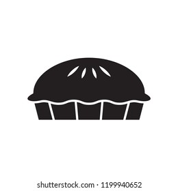 pie icon in trendy flat design 