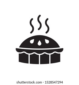 Pie icon in trendy flat style design. Vector graphic illustration. Suitable for website design, logo, app, and ui. EPS 10.