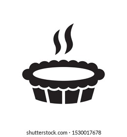Pie icon in trendy flat style design. Vector graphic illustration. Suitable for website design, logo, app, and ui. EPS 10.