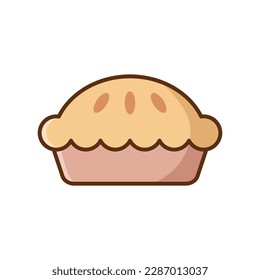 pie icon vector design template in white background