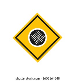 pie icon vector, formed with simple shapes