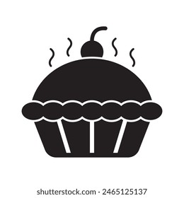 pie icon vector illustration logo design