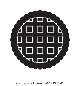Tortensymbol-Vektorillustration-Logo-Design