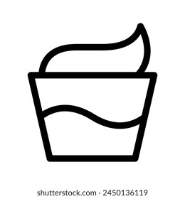 Pie Icon Vector Symbol Design Illustration