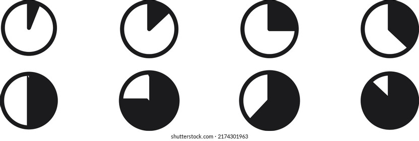 icono circular. conjunto de iconos web . colección de iconos. Ilustración vectorial simple.