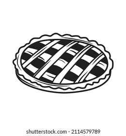 pie icons. Black on a white background