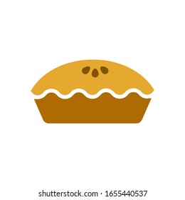 Pie icon,vector illustration. Flat design style. vector pie icon illustration isolated on White background, pie icon Eps10. pie icons graphic design vector symbols.