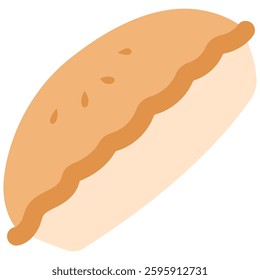 pie illustration for clipart, sticker and other