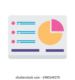 pie infographic template user interface