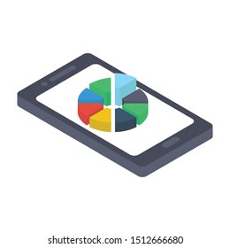 
Pie inside a mobile, mobile data analytics for business and commercial use 
