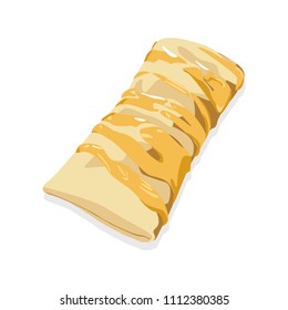 Pie isolated on white background