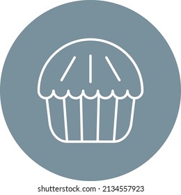 Pie line circle icon vector image. Can also be used for web apps, mobile apps and print media.