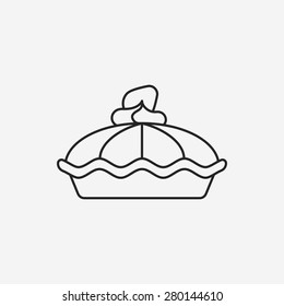 pie line icon
