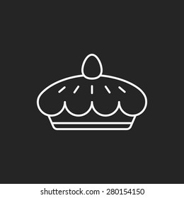 pie line icon