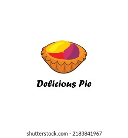 Pie logo icon design template 