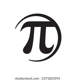 Pie Number Icon Vector Image illustration Isolated On White Background