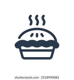 Icono de Vector de menú de pastel