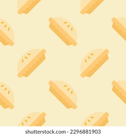 pie seamless pattern vector illustration