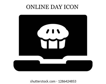 Pie search icon. Editable Pie search icon for web or mobile.