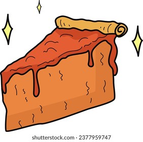 Pie Slice Stickers Illustration for web app, infographic etc