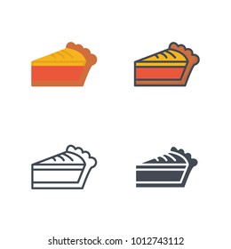 Pie Slice Vector Icon