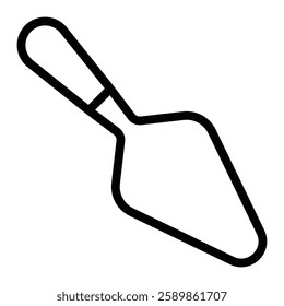 Pie Spatula Line Icon Design For Personal And Commercial Use