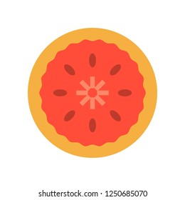 Pie vector, Christmas related flat design icon