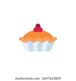 Icono de Vector pastel. Estilo plano del icono de la comida y de la bebida. uso perfecto para el logotipo, la presentación, el Sitio web, y más. estilo moderno del color del diseño del icono
