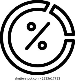 pie Vector illustration on a transparent background.Premium quality symmbols.Stroke vector icon for concept and graphic design.
