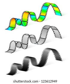 piece of 35 mm film strip