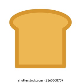 Piece of bread. Vector illustration