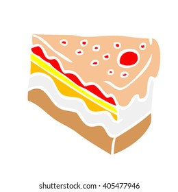 piece of cake cartoon