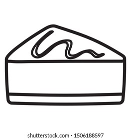 piece of cake design vector illustration