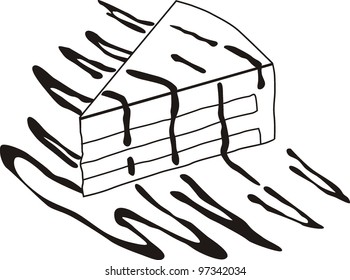 piece of cake doodle