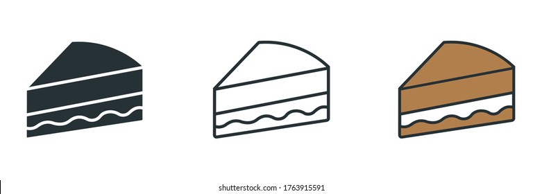 Part De Gateau Picto Stock Vectors Images Vector Art Shutterstock