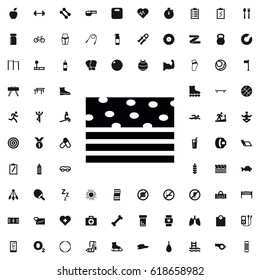 Piece of cake icon illustration isolated vector sign symbol. fitness icons set