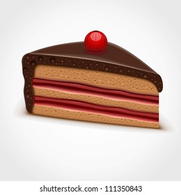 piece of cake vector