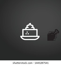 Piece Of Cake vector icon. Piece Of Cake concept stroke symbol design. Thin graphic elements vector illustration, outline pattern for your web site design, logo, UI. EPS 10.