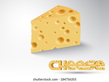 Piece of cheese