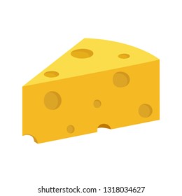 piece of cheese, a dairy product, a simple color image